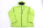 Patagonia Logo Patch Lime Green Full Zip Jacket