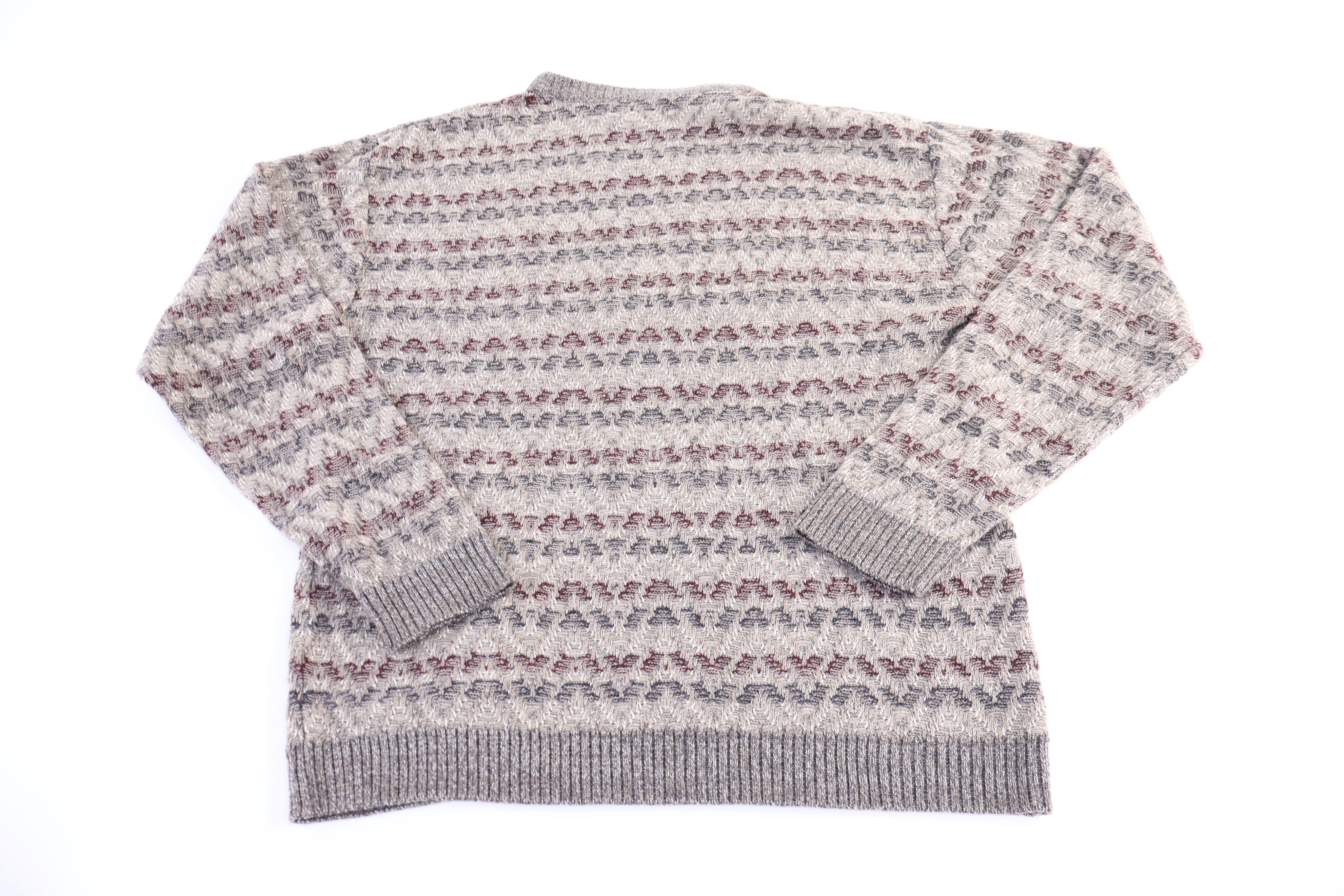 Vintage Munsing Wear Multipattern Knit Sweater