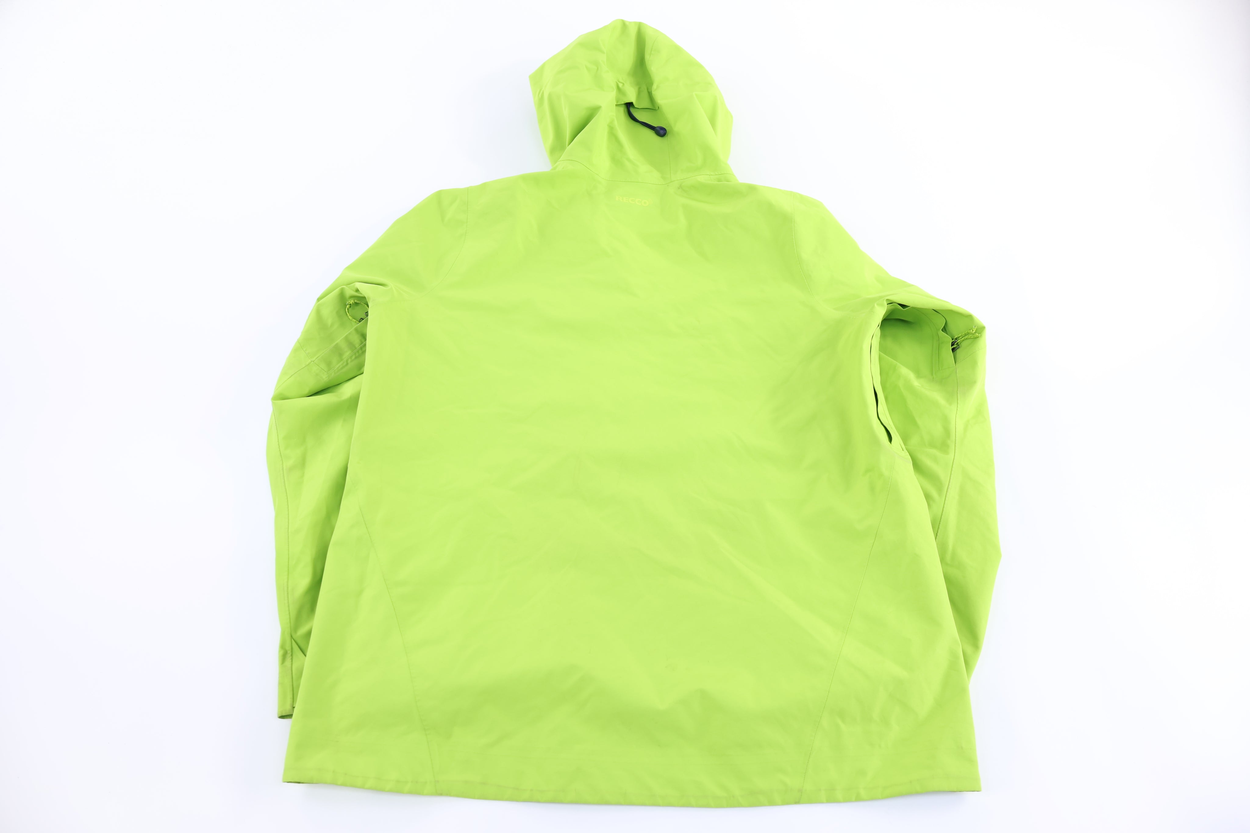 Patagonia Logo Patch Lime Green Full Zip Jacket