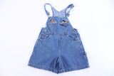 Women's Mickey Unlimited Denim Short Overalls