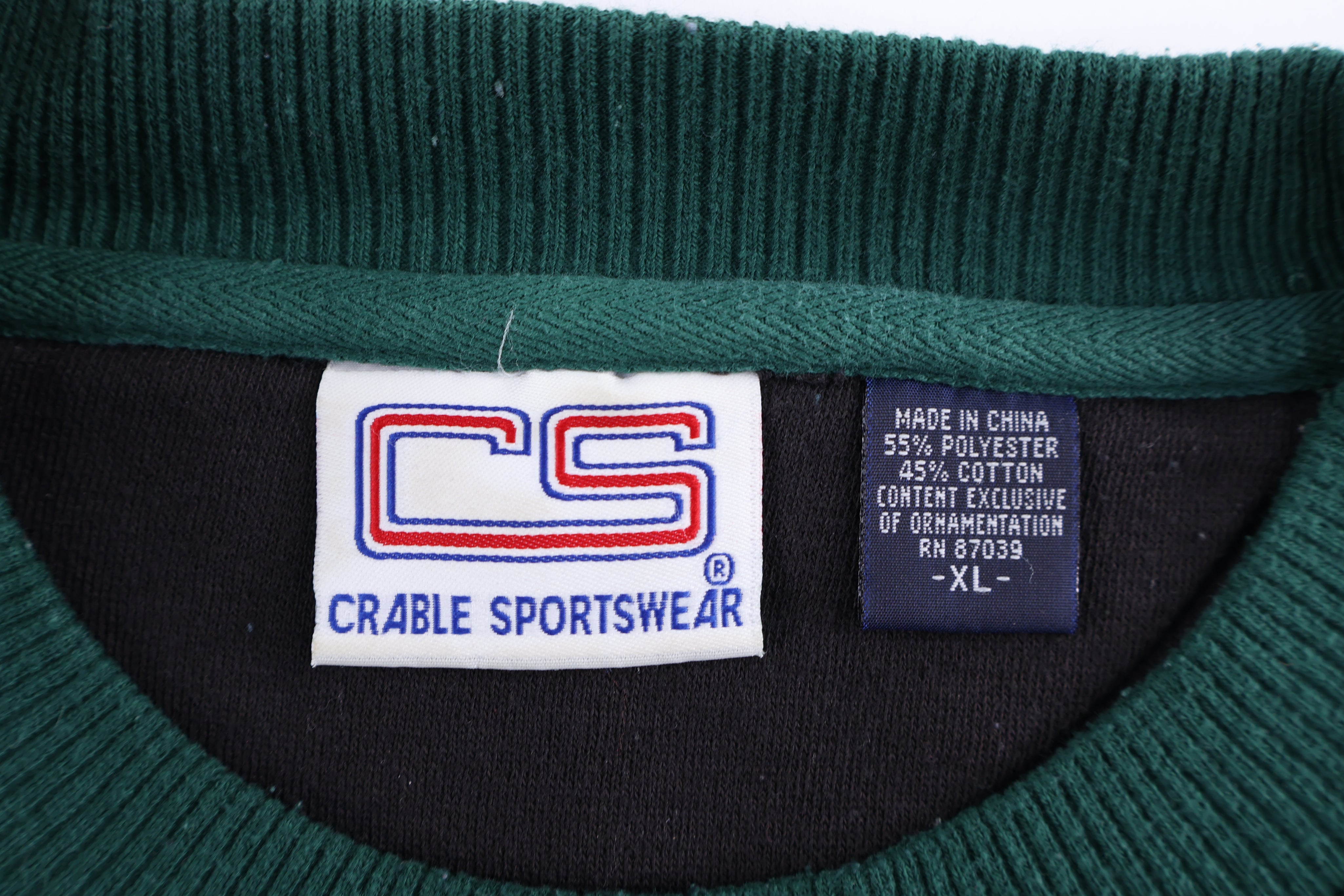 Vintage University of Miami Embroidered Sweatshirt