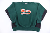 Vintage University of Miami Embroidered Sweatshirt