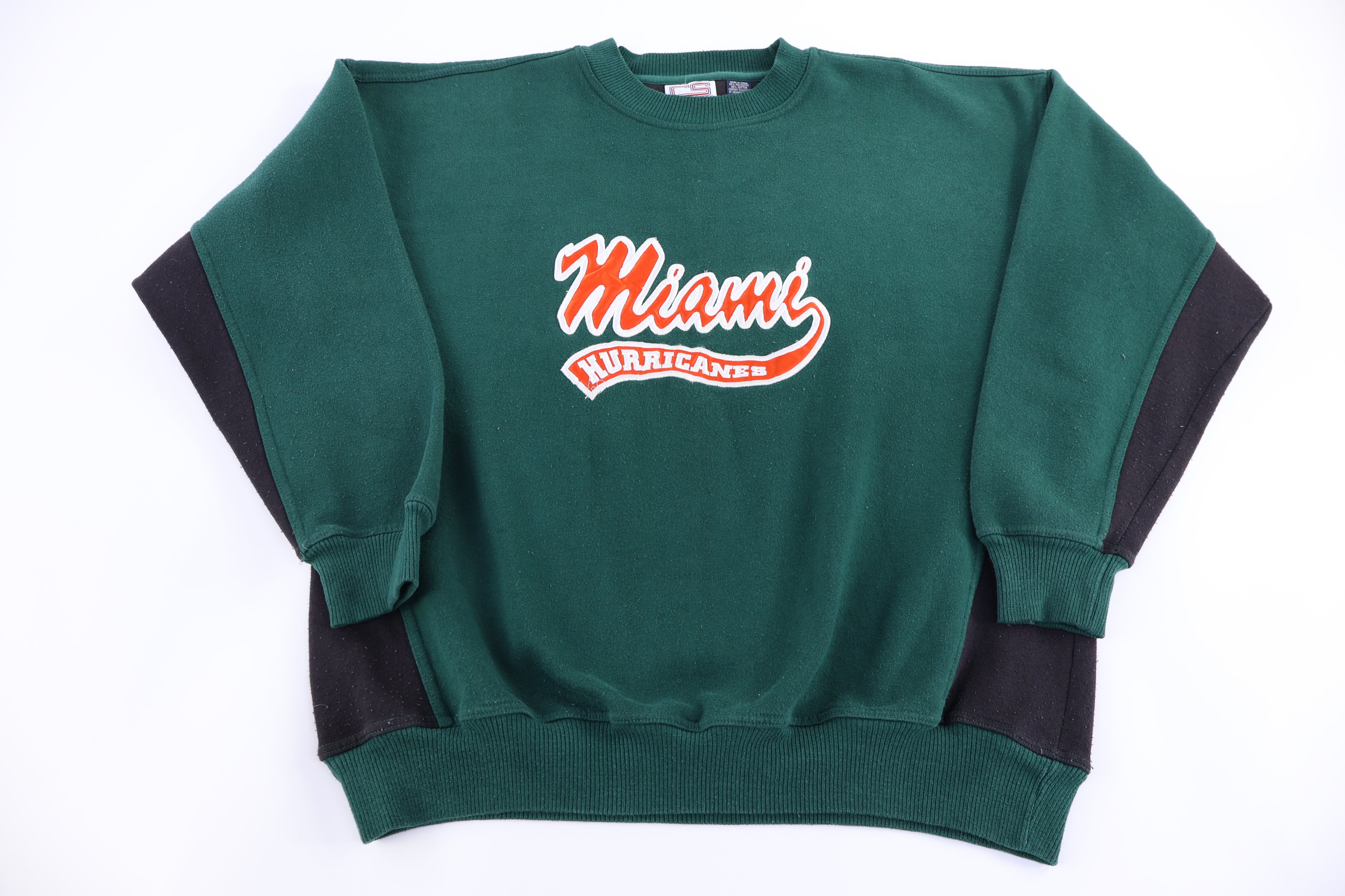 Vintage University of Miami Embroidered Sweatshirt
