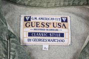 90's GUESS USA Green Denim Jacket