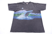 90's Napali Coast Nature All Over Graphic T-shirt