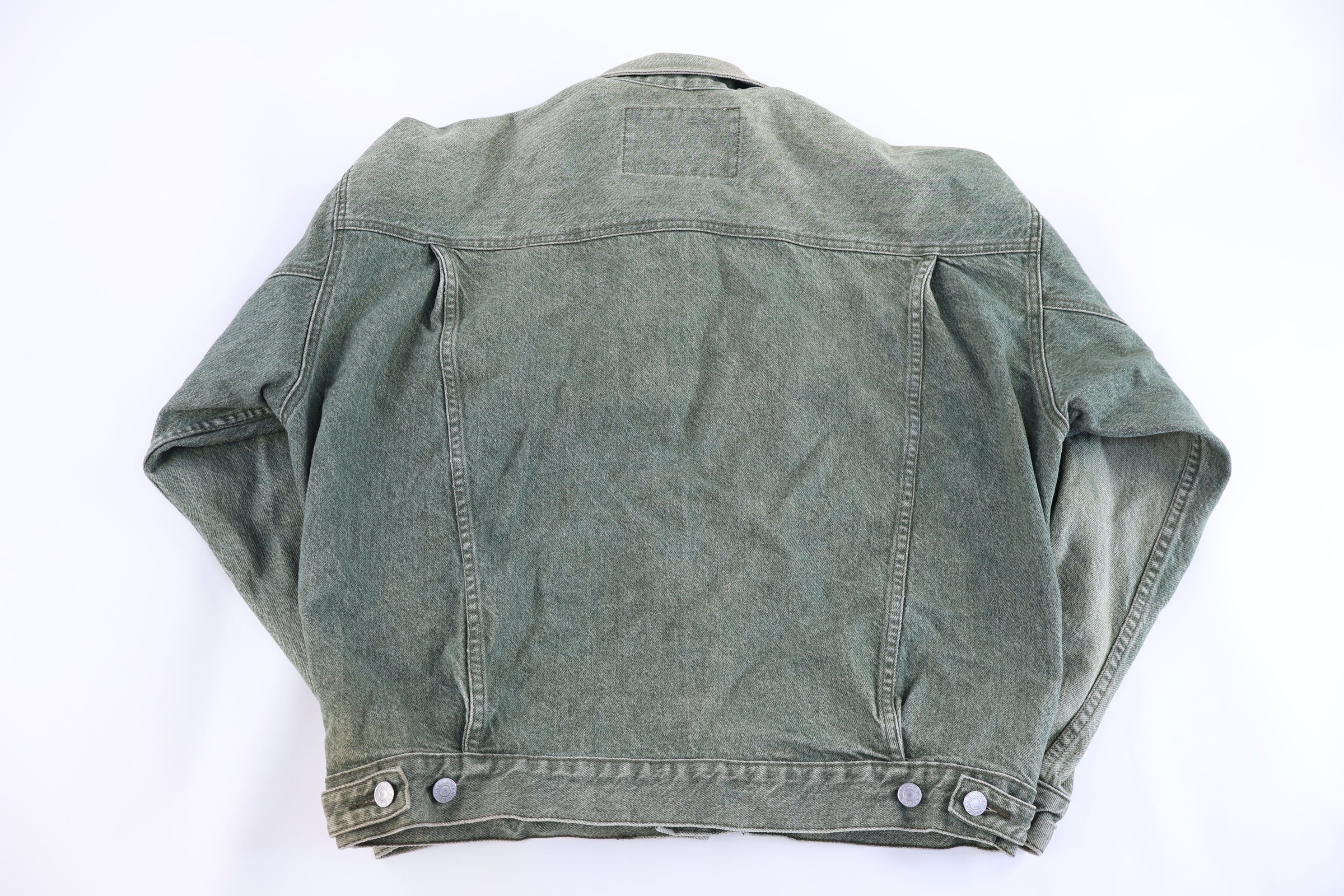 90's GUESS USA Green Denim Jacket