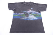 90's Napali Coast Nature All Over Graphic T-shirt