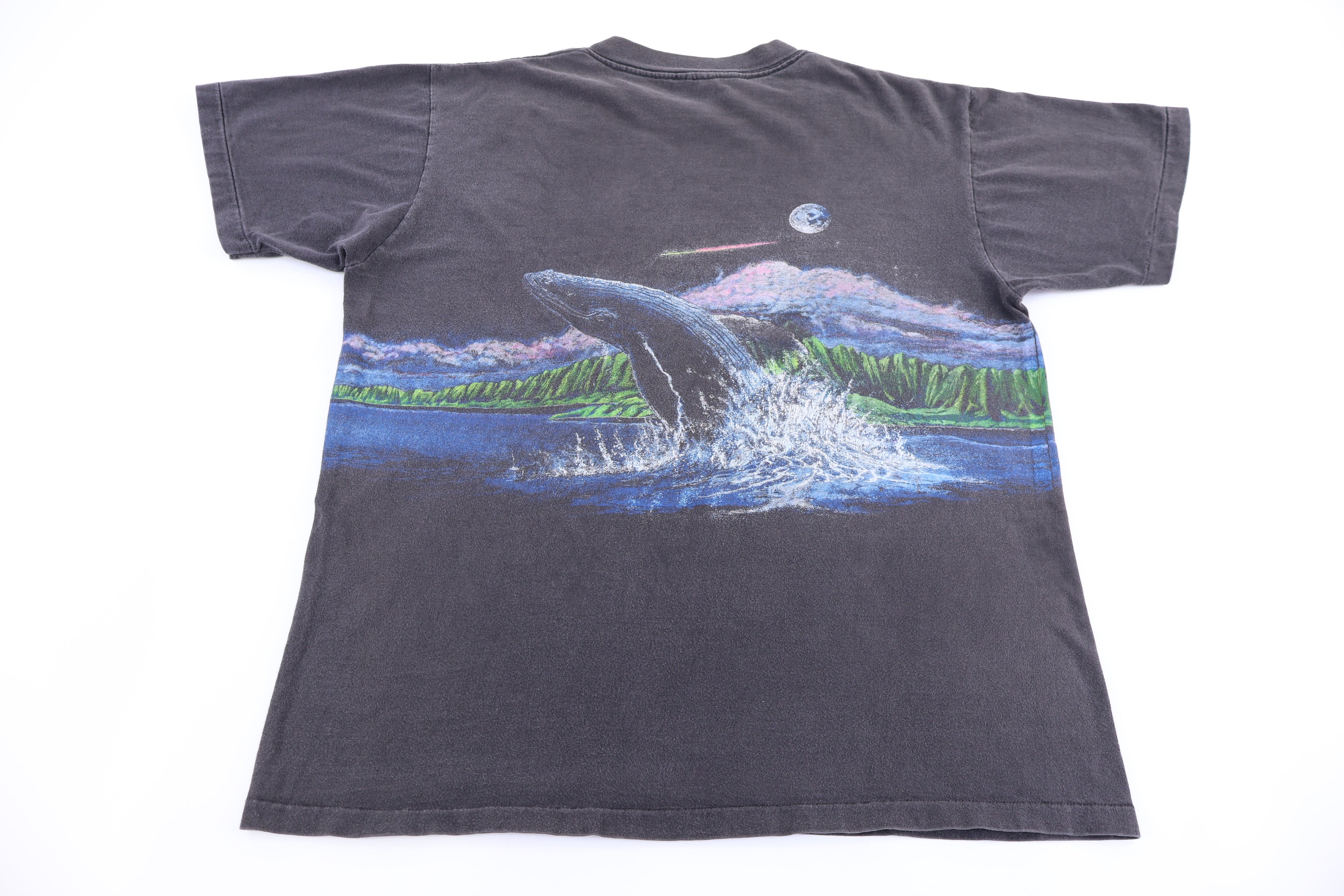 90's Napali Coast Nature All Over Graphic T-shirt