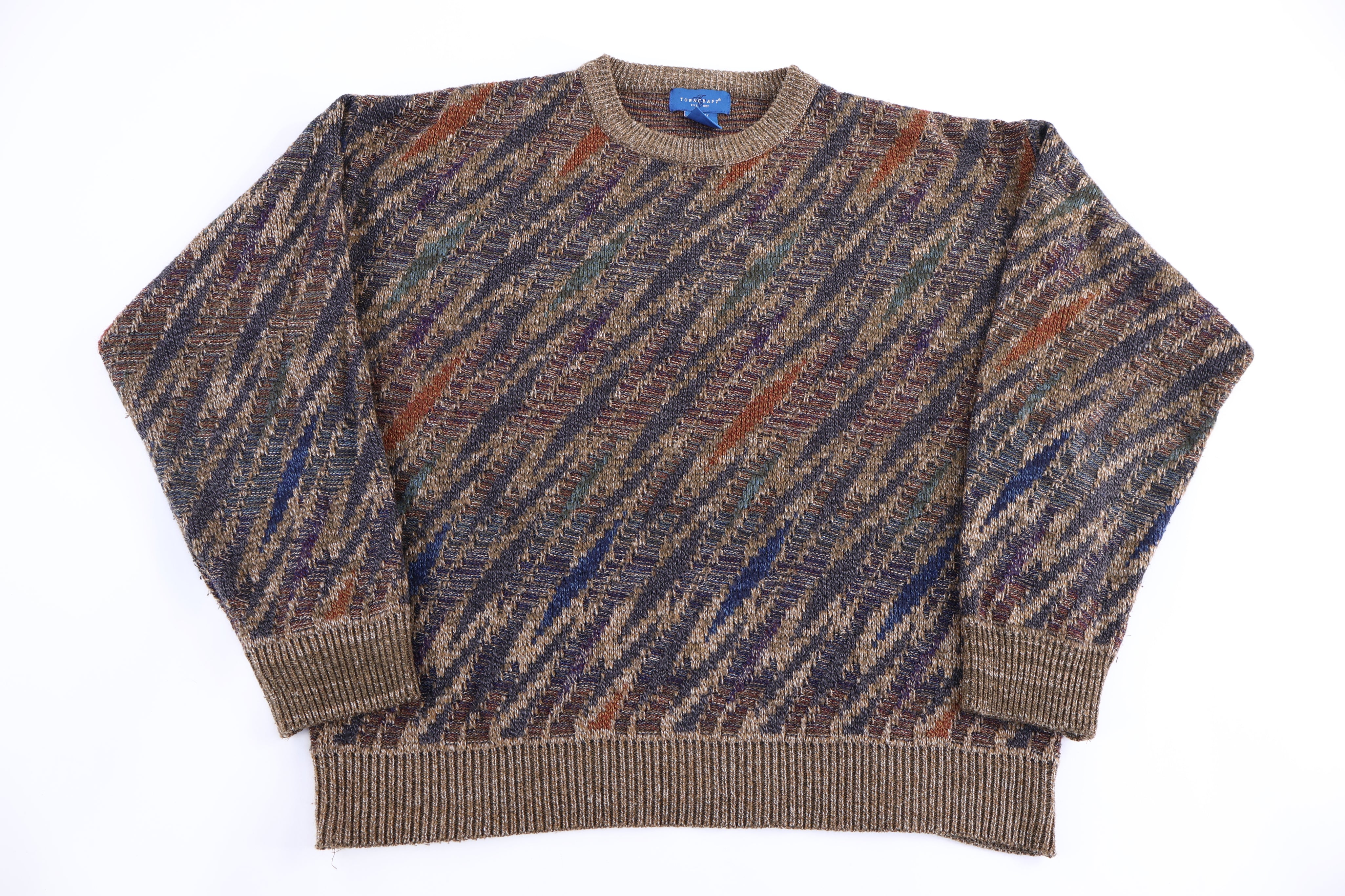 Towncraft Multipattern Knit Sweater