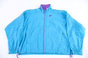Women's 90's Nike Purple & Blue Full Zip Windbreaker