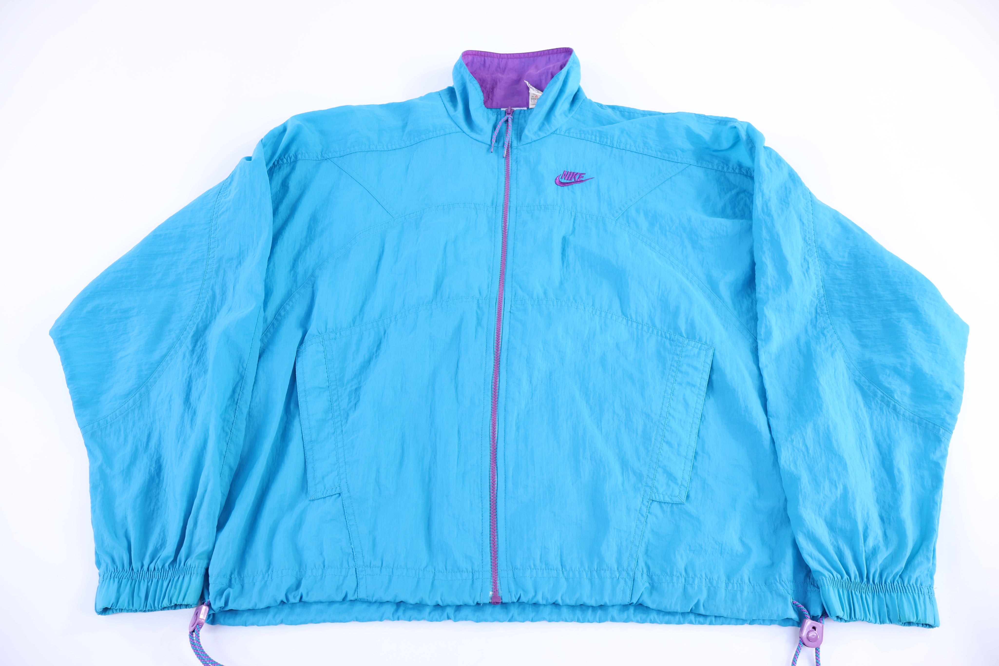 Women's 90's Nike Purple & Blue Full Zip Windbreaker