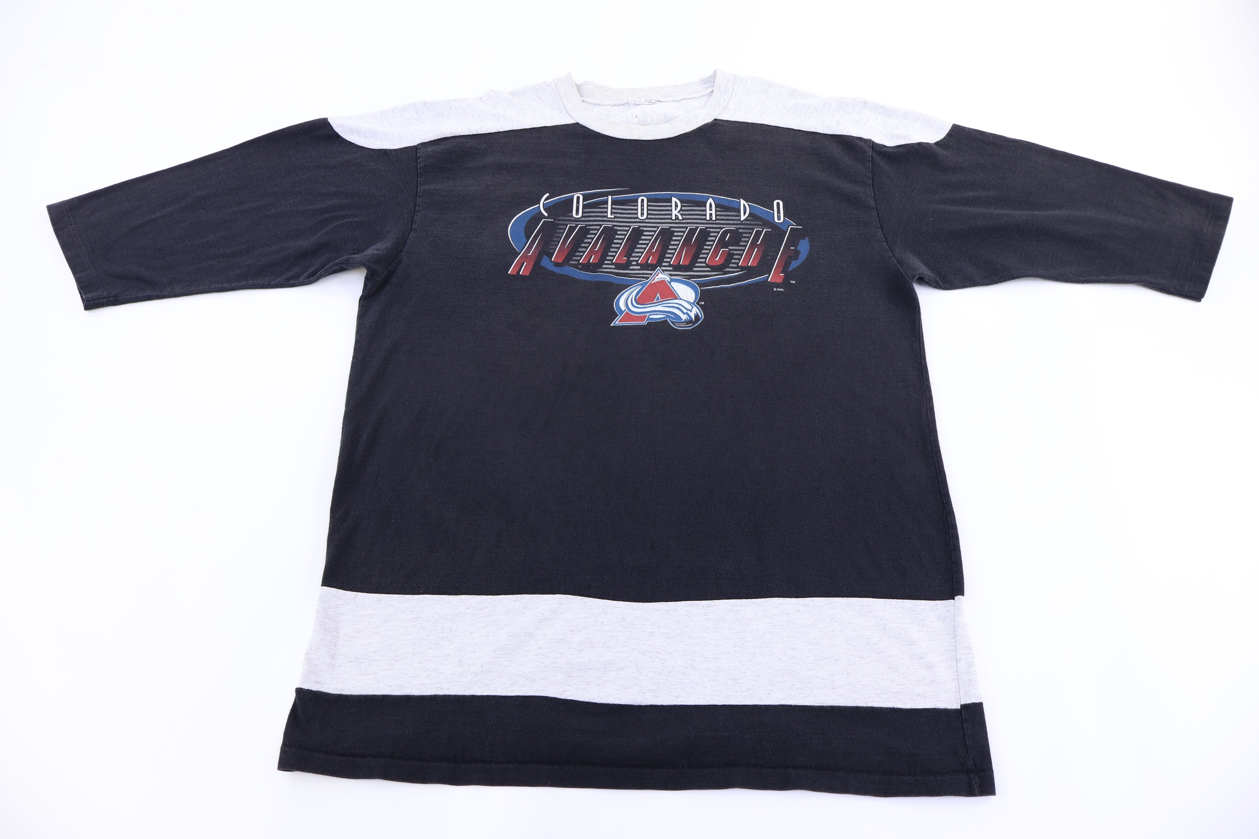 90's Colorado Avalanche Hockey LS T-shirt