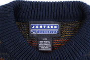 Vintage Jantzeen Multipattern Knit Sweater