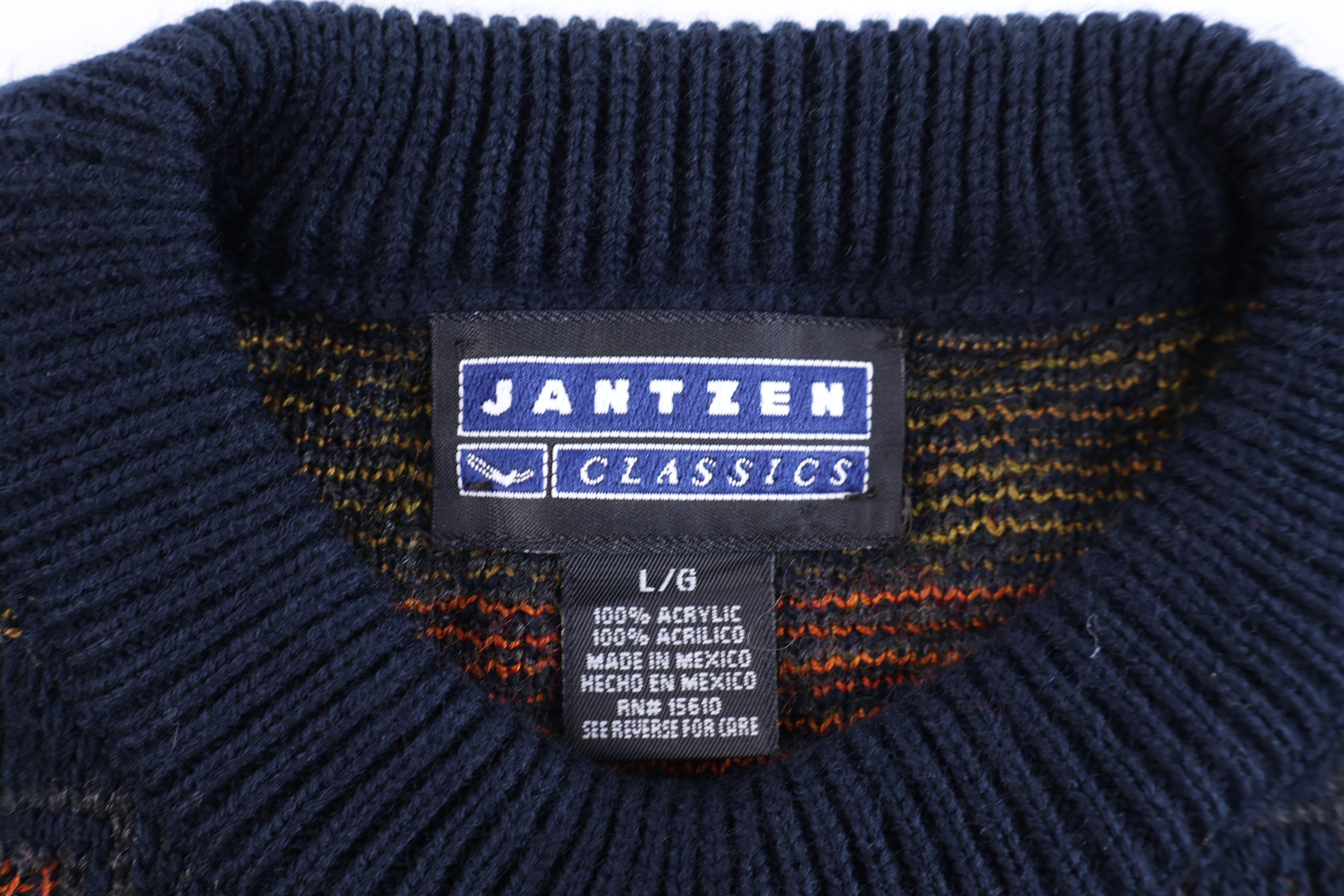 Vintage Jantzeen Multipattern Knit Sweater