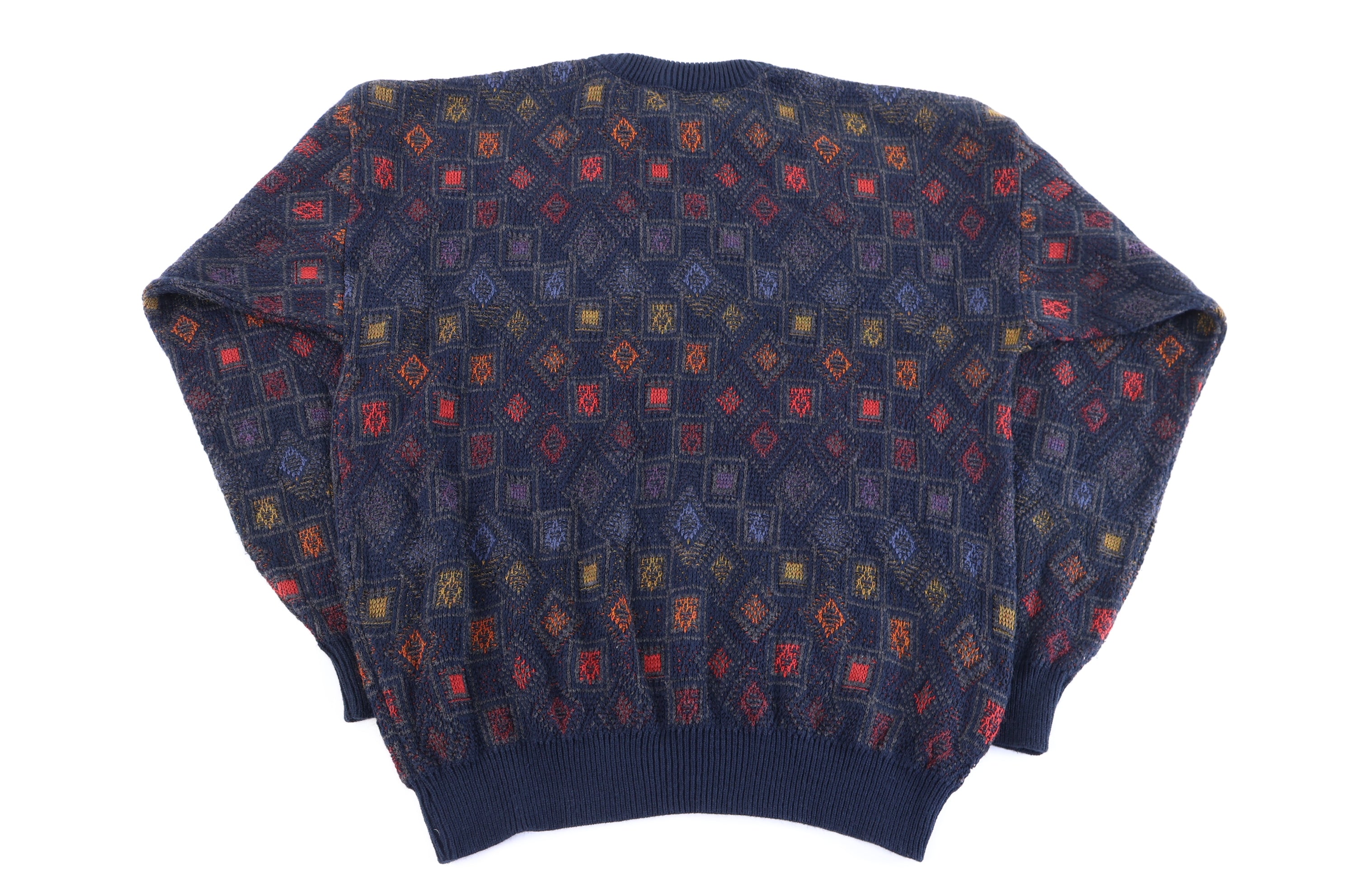 Vintage Jantzeen Multipattern Knit Sweater