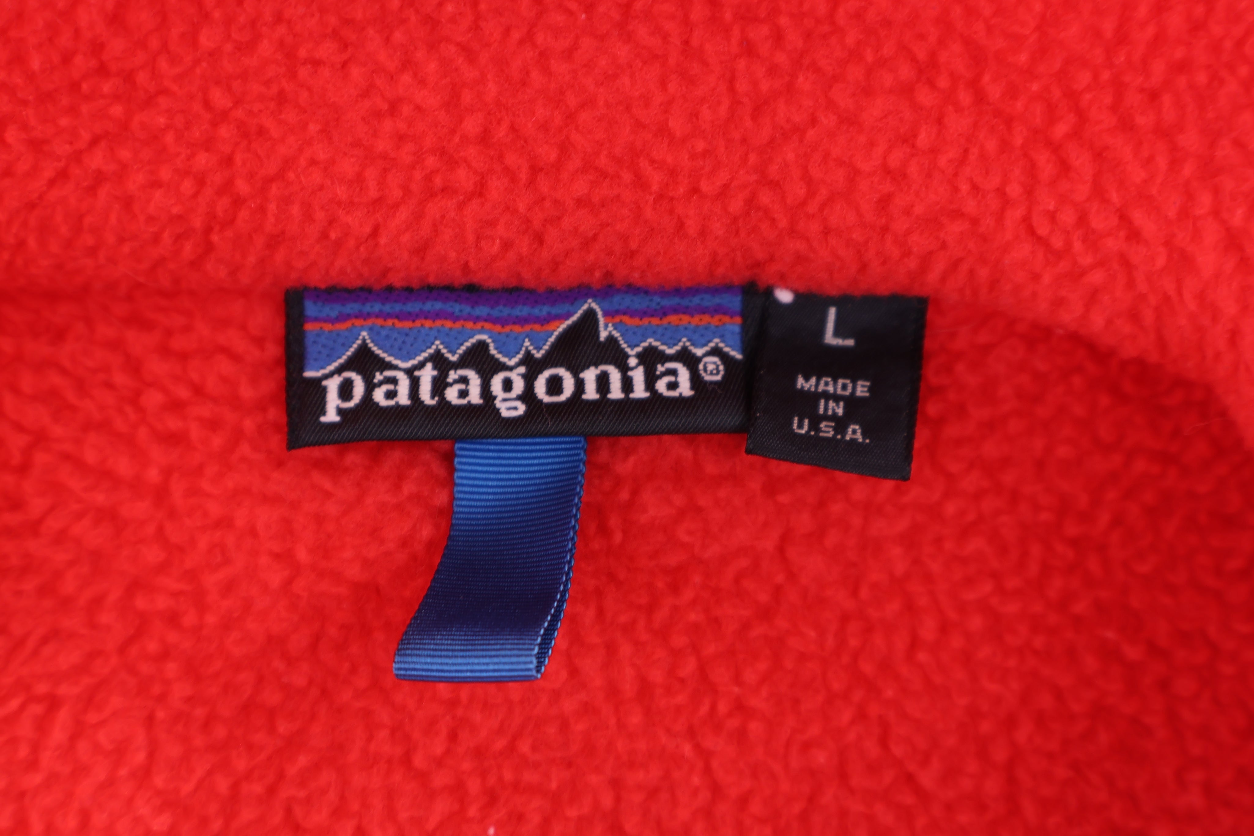 90’s Patagonia Full Zip Red Fleece Jacket
