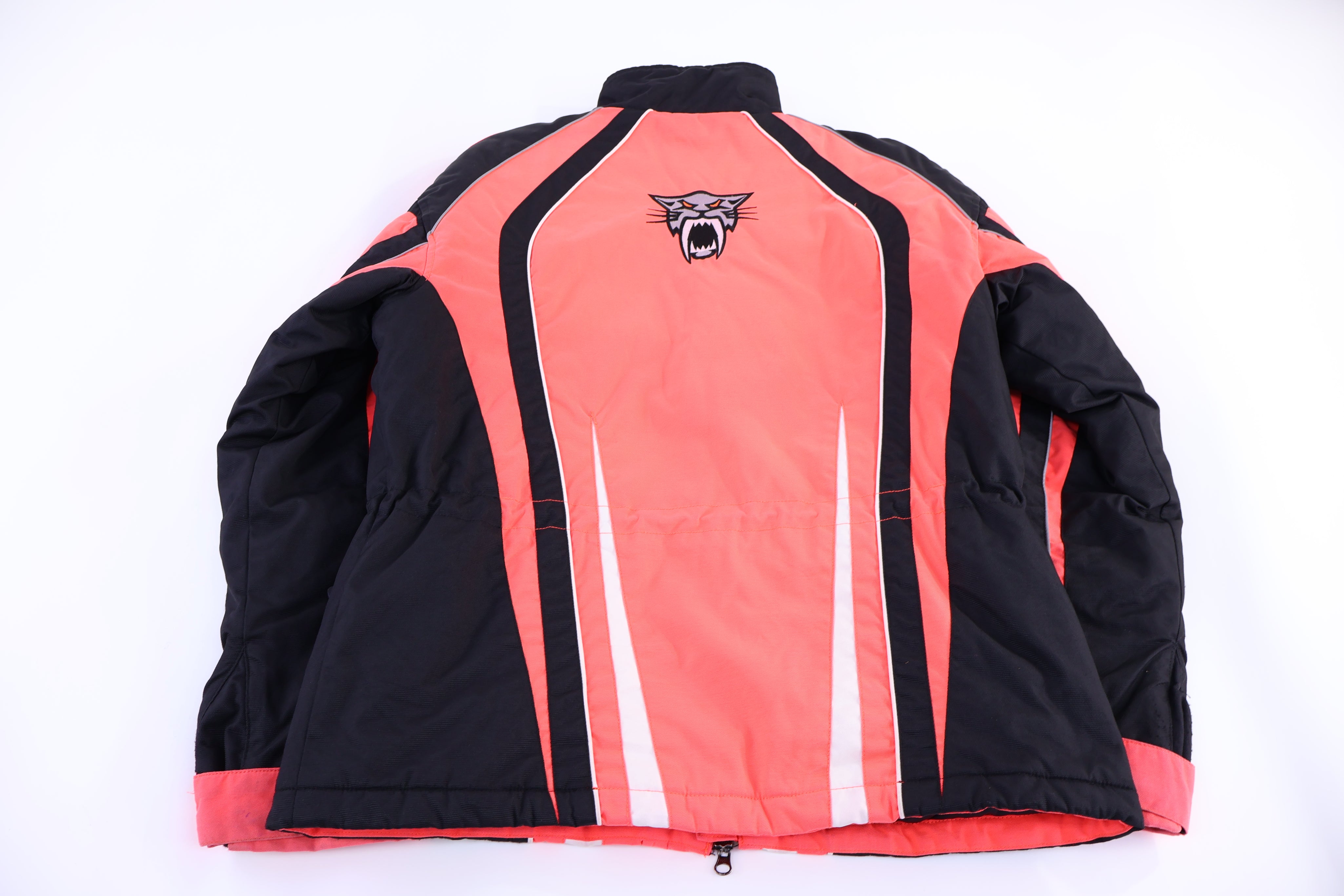 Vintage Artic Cat Orange & Black Full Zip Jacket