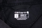 Carhartt Logo Patch Black Pullover Hoodie
