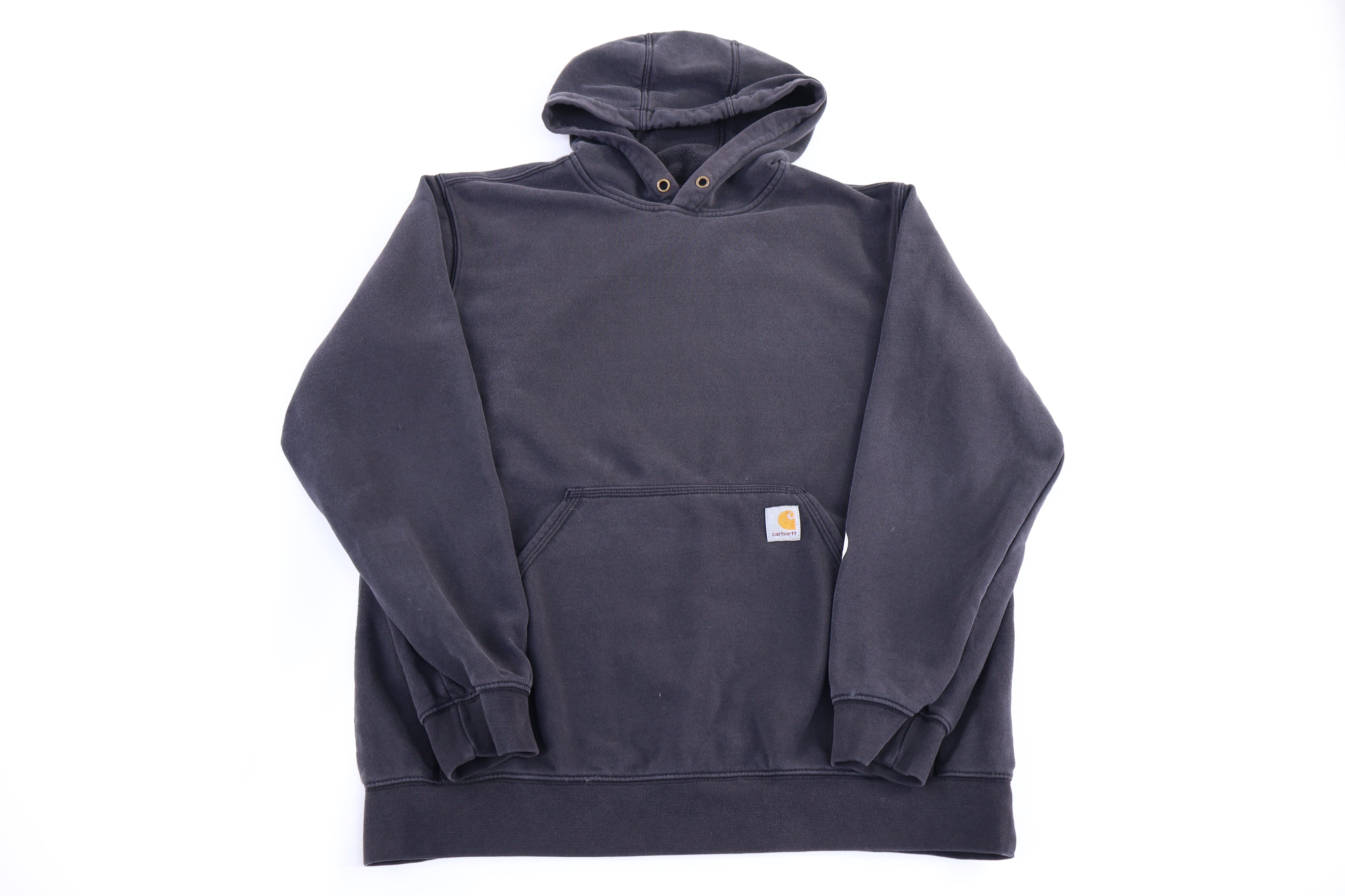 Carhartt Logo Patch Black Pullover Hoodie