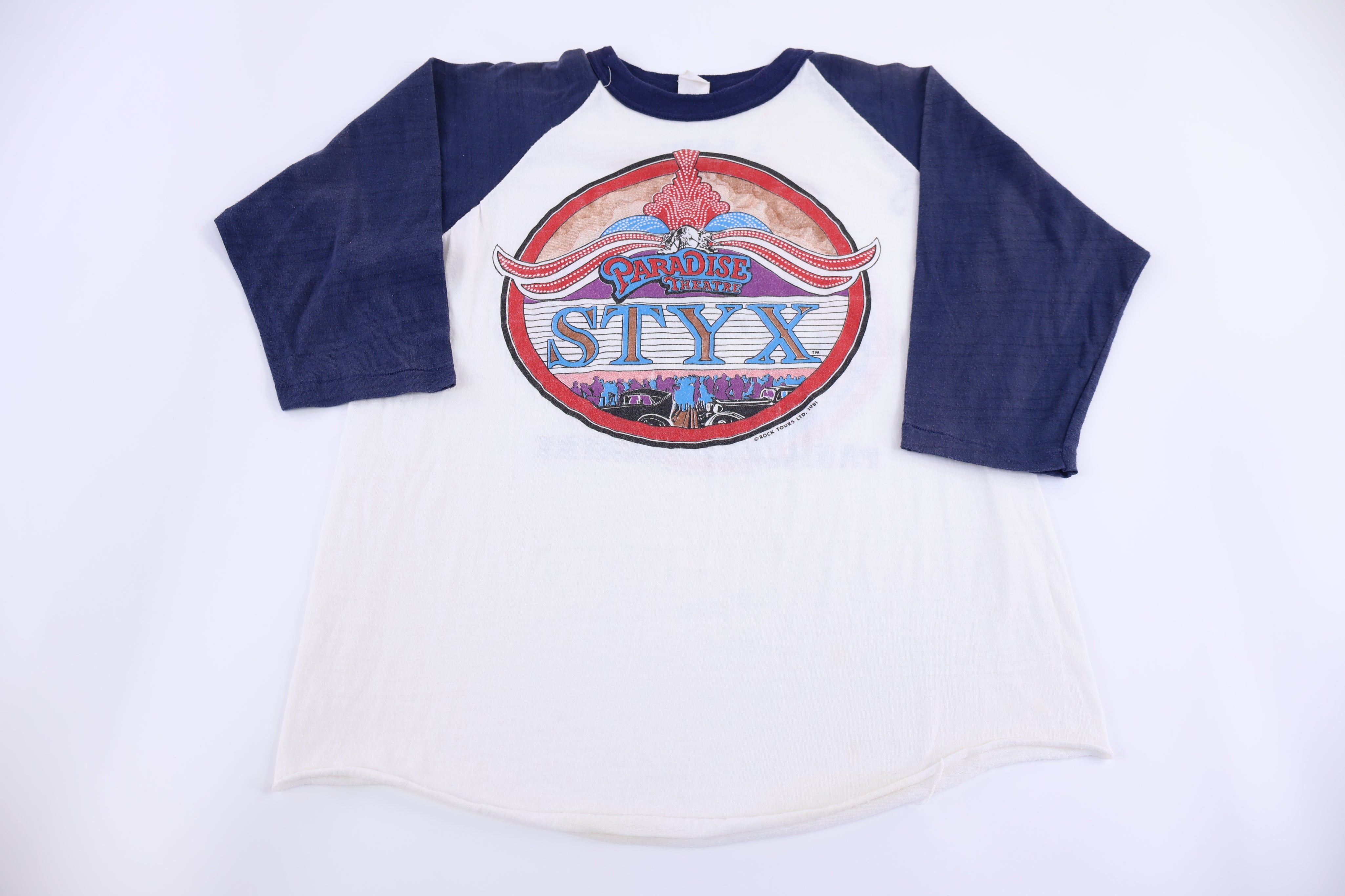 1981 Styx World Tour Raglan T-shirt