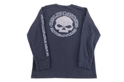 Harley Davidson Motorcycles Skull Graphic LS T-shirt