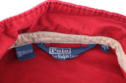 Polo by Ralph Lauren Embroidered Logo Red Full Zip Jacket