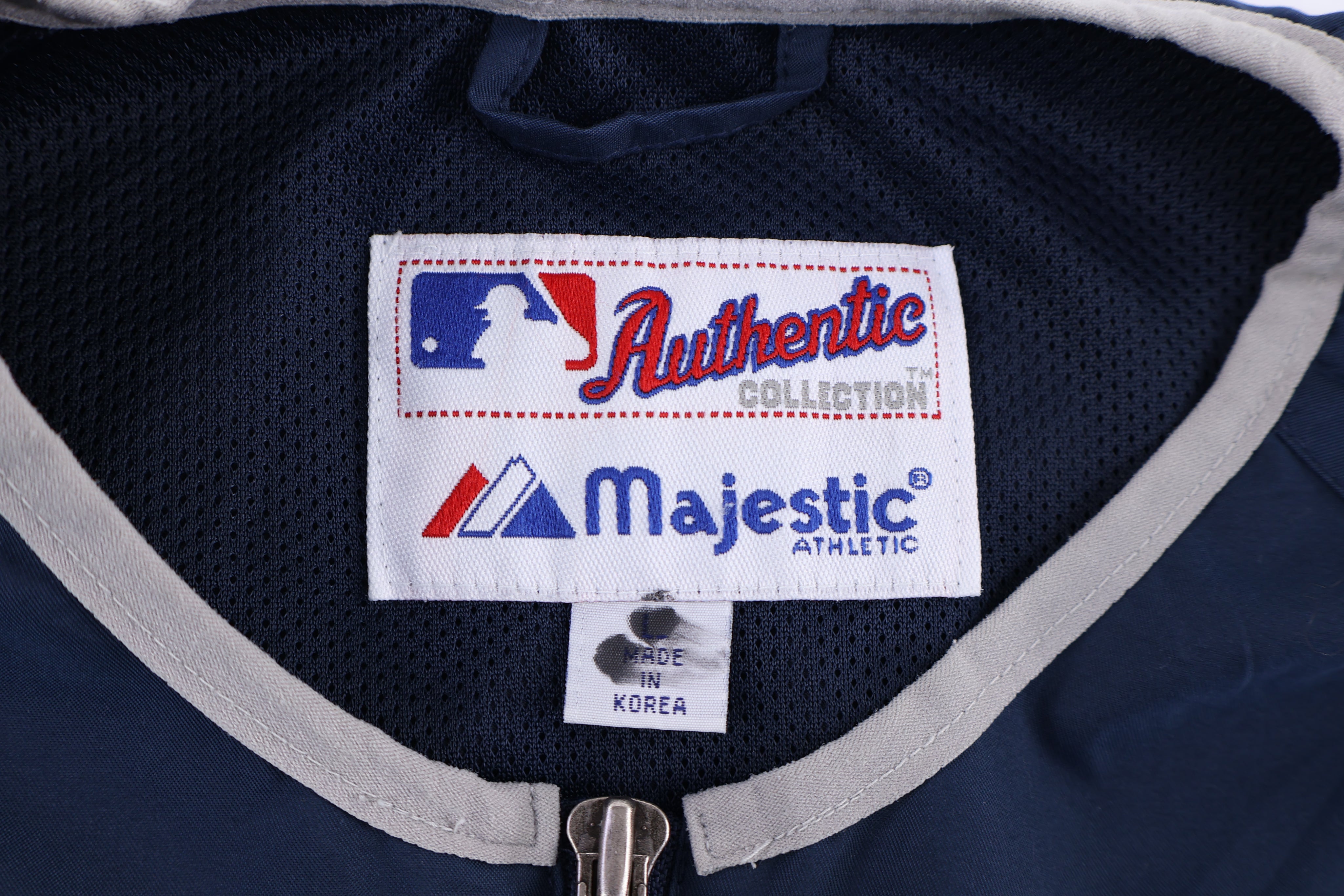 Vintage Majestic Seattle Mariners Baseball Pullover Windbreaker