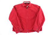 Polo by Ralph Lauren Embroidered Logo Red Full Zip Jacket