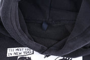 I'll Meet You In New York Cartoon Pullover Hoodie