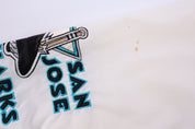 90's Starter San Jose Sharks Hockey Half Zip Windbreaker