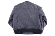 90's Stone Creek Black Leather Bomber Jacket