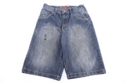 Y2K Shady Ltd Dark Wash Denim Shorts