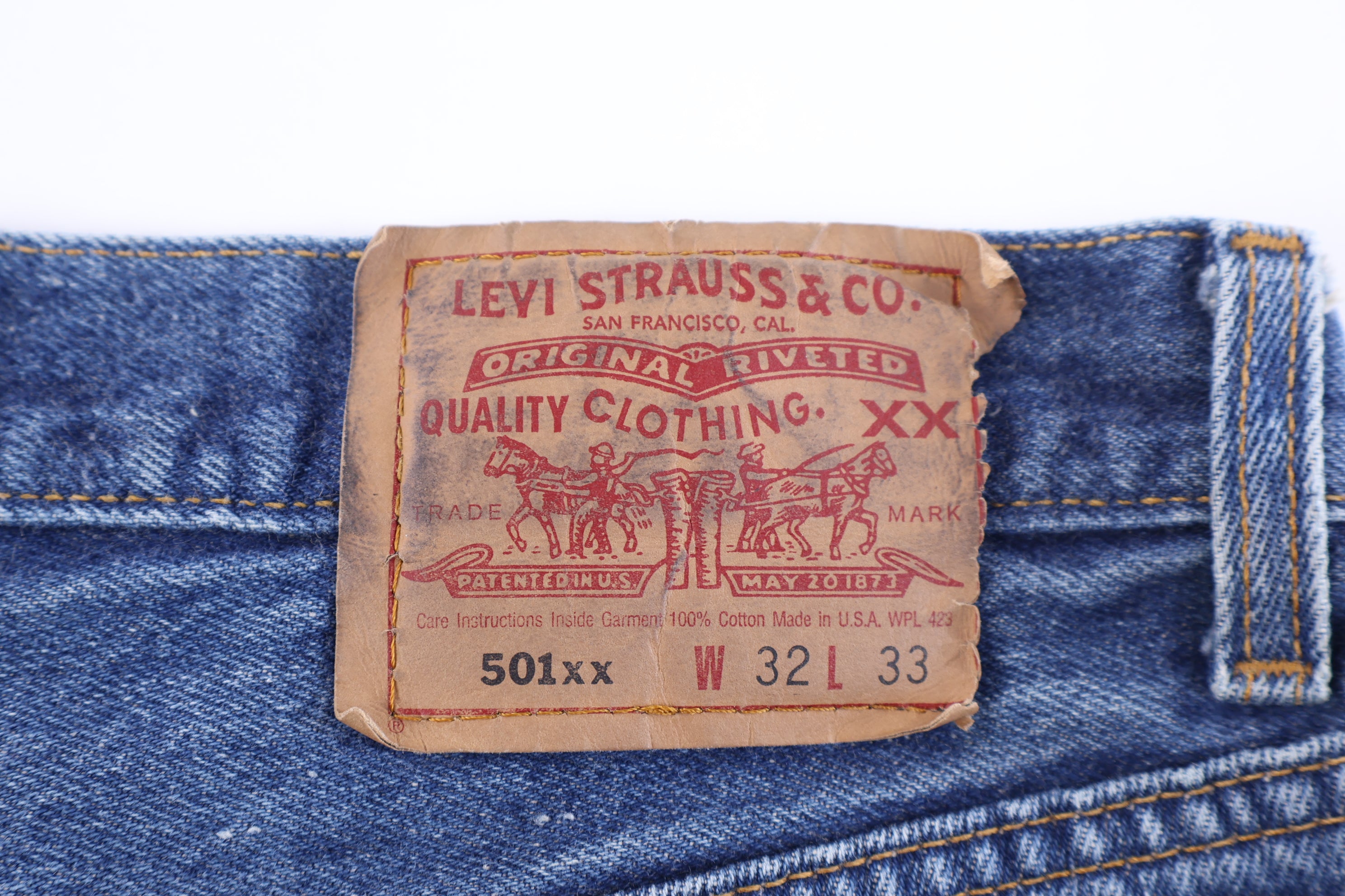 Levi's 501 Dark Wash Denim Jeans