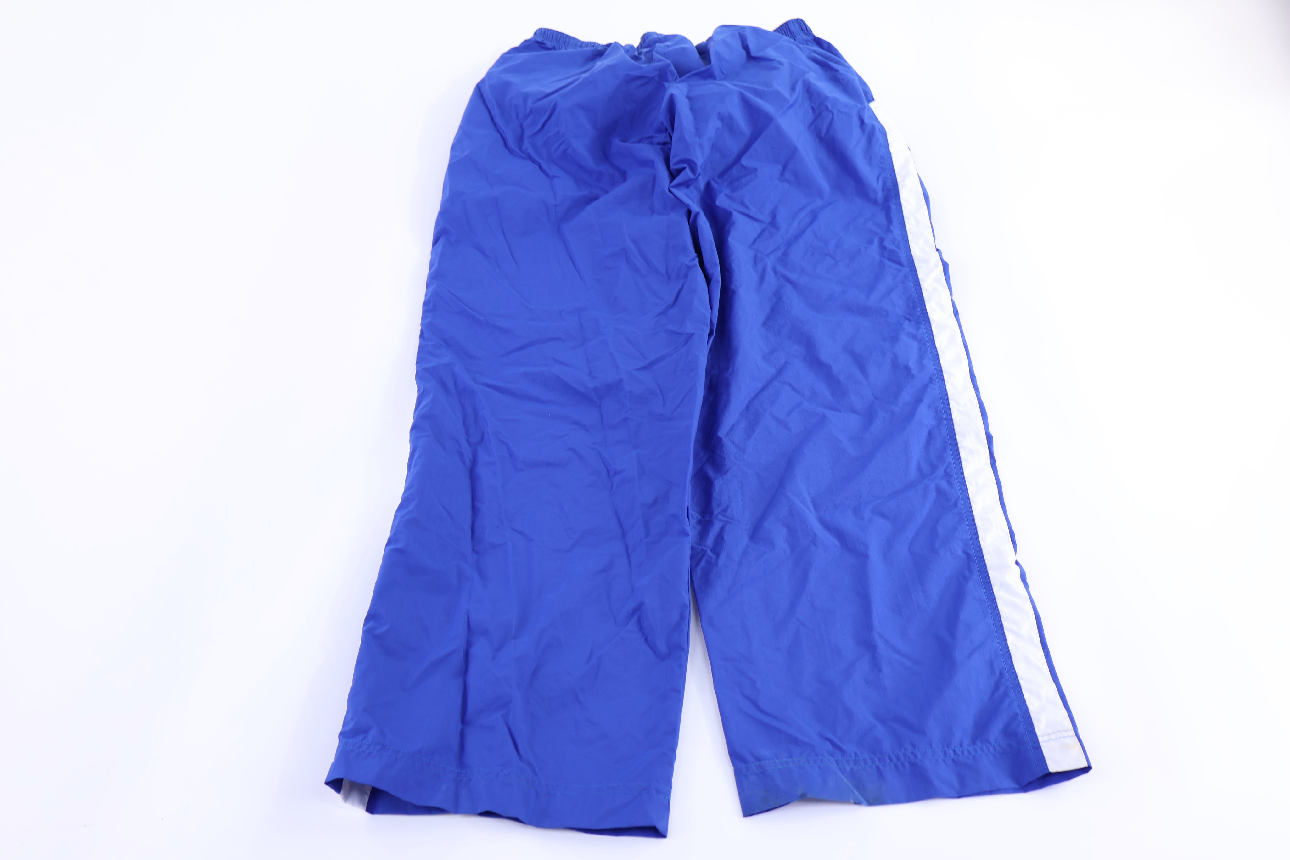 90's Nike Embroidered Logo Blue Track Pants
