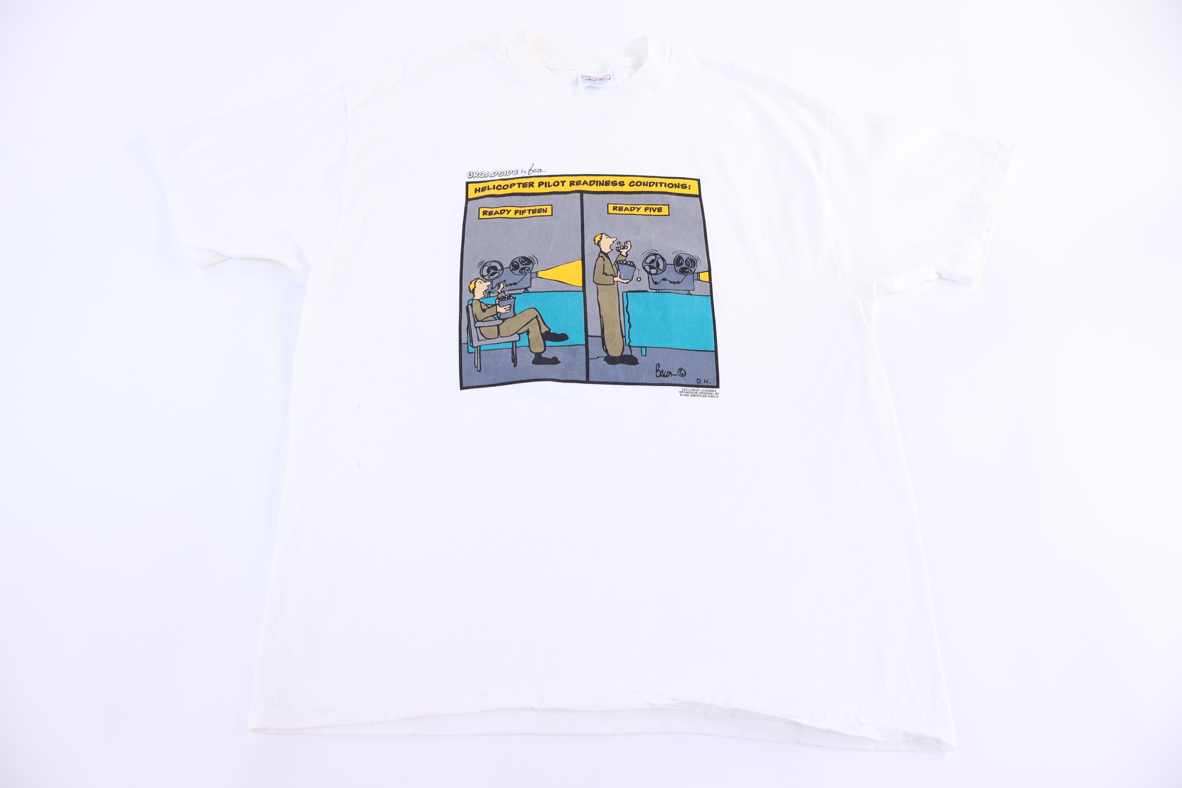 1995 Broadside by Bacar Cartoon Graphic T-shirt