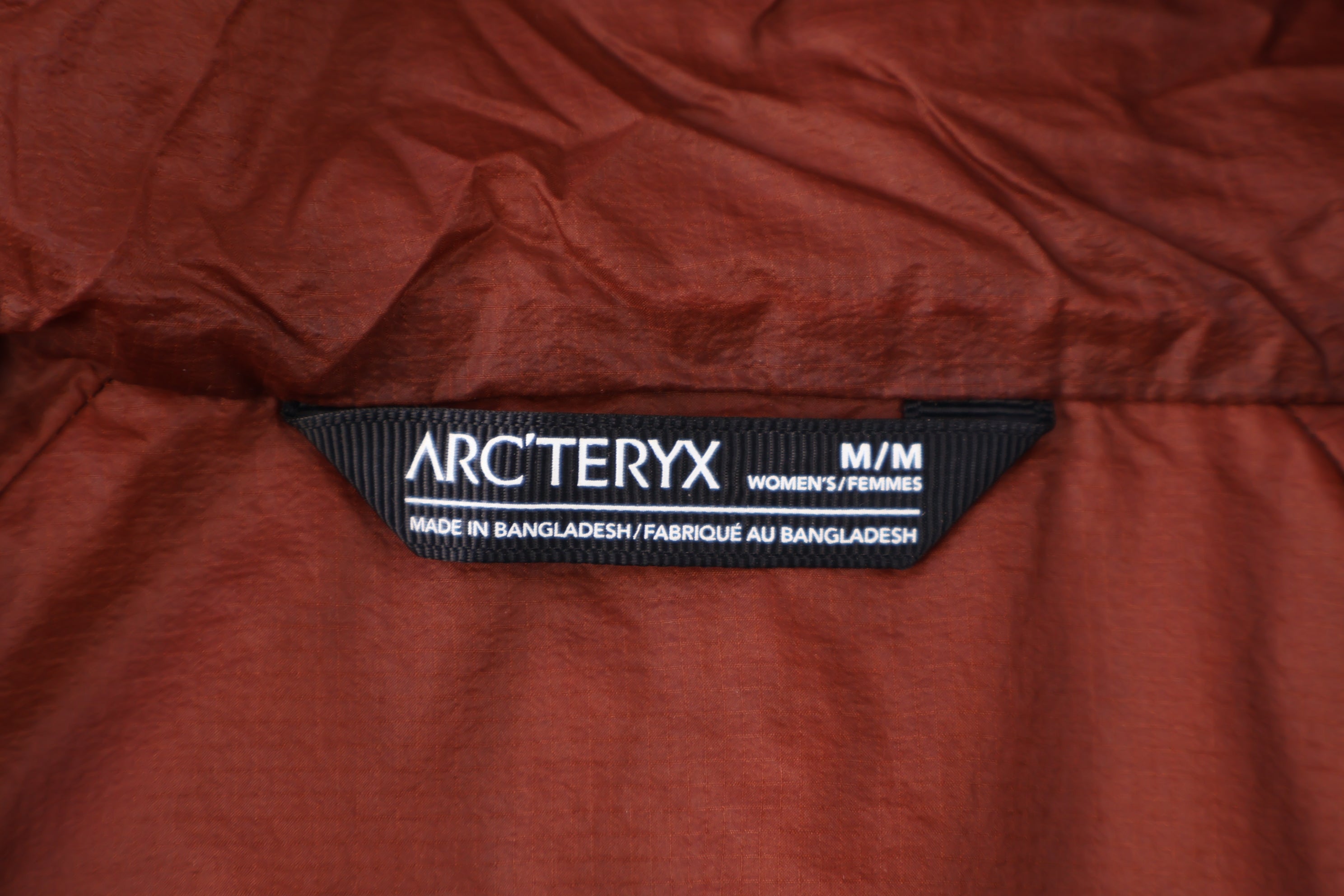 Women's Arc'Teryx Maroon Full Zip Jacket