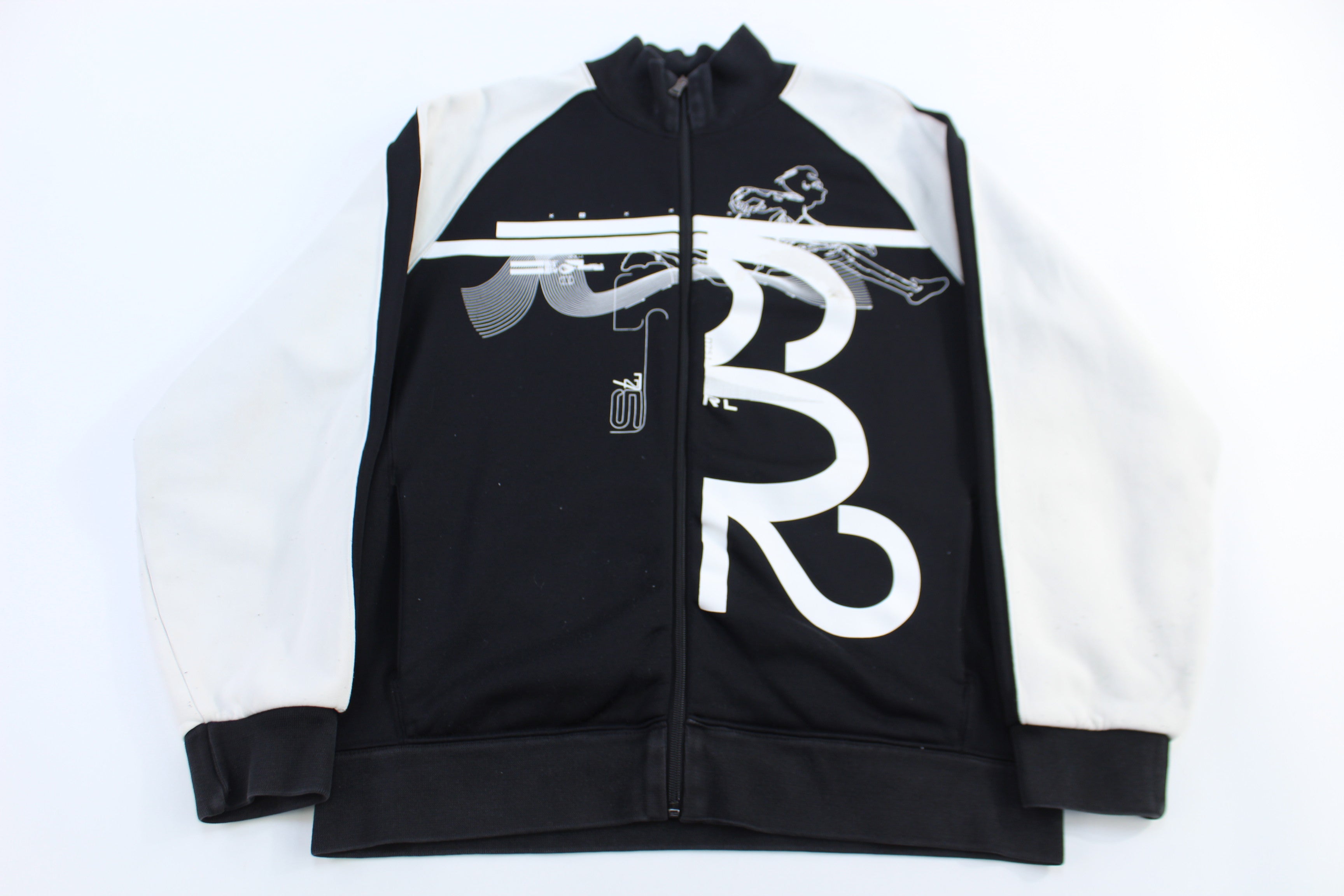 Polo by Ralph Lauren Black & White Track Jacket