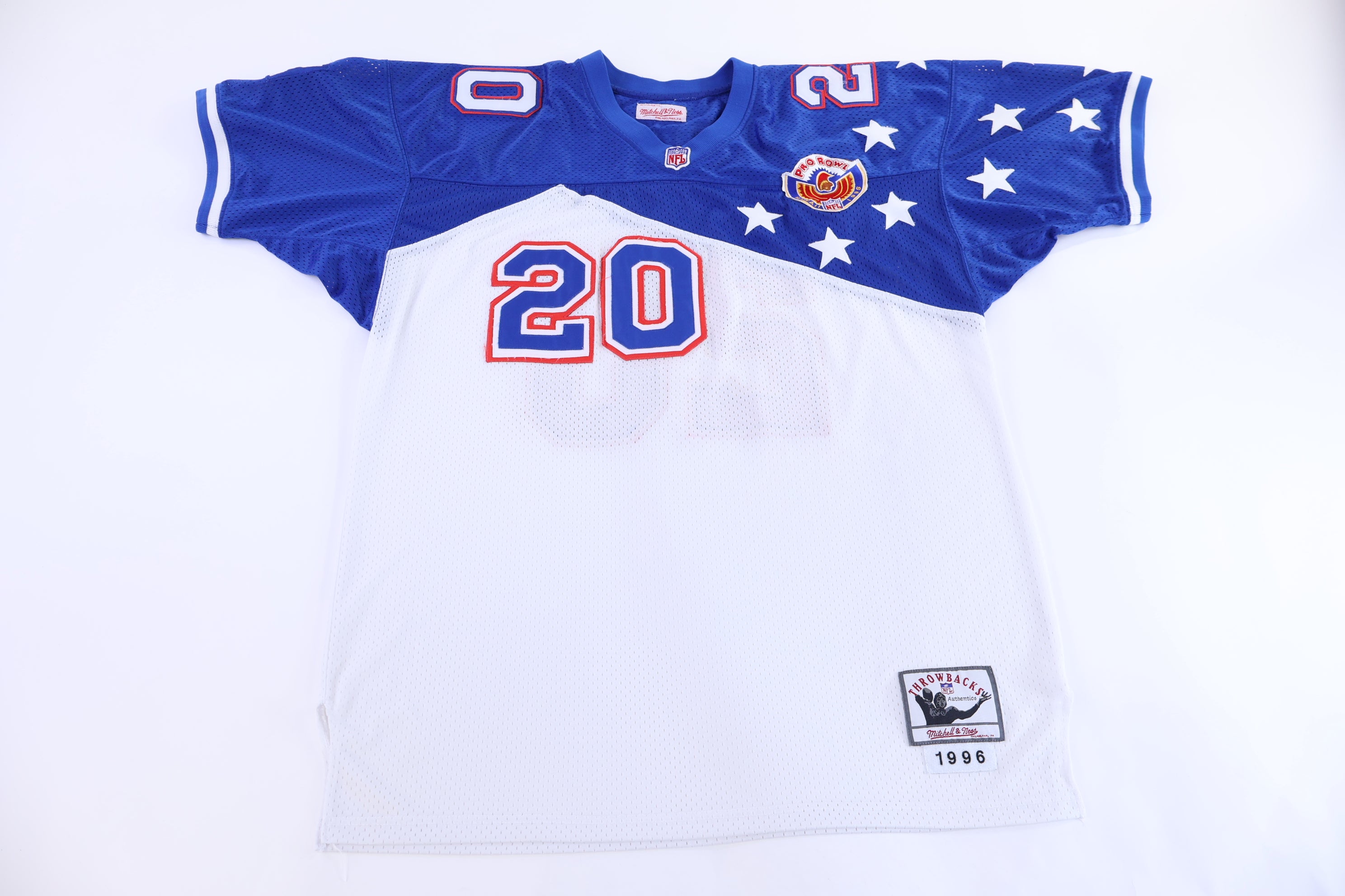 1996 Barry Sanders Pro Bowl Hawaii Football Jersey