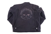 Harley Davidson Motorcycles Black Full Zip Jacket