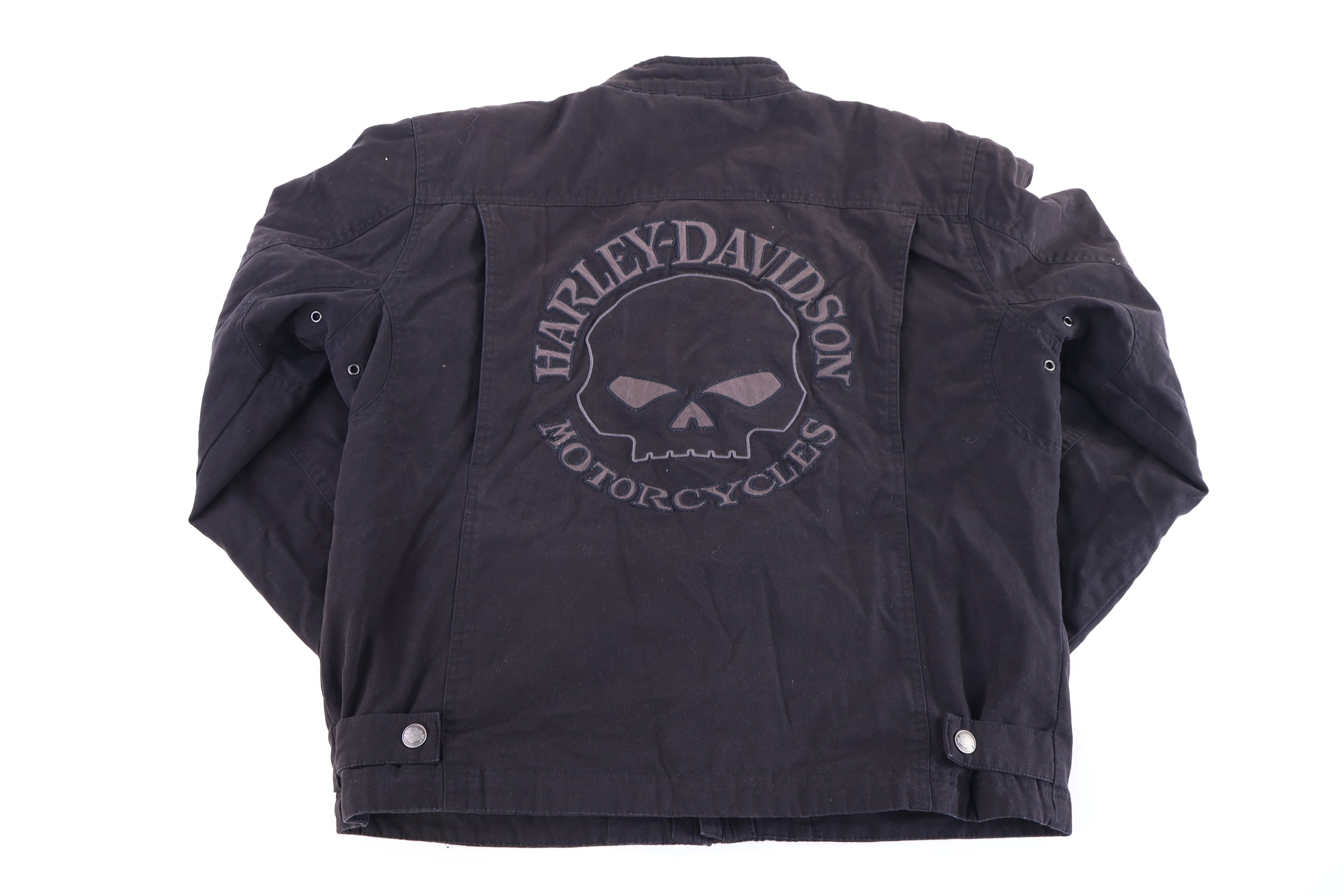 Harley Davidson Motorcycles Black Full Zip Jacket