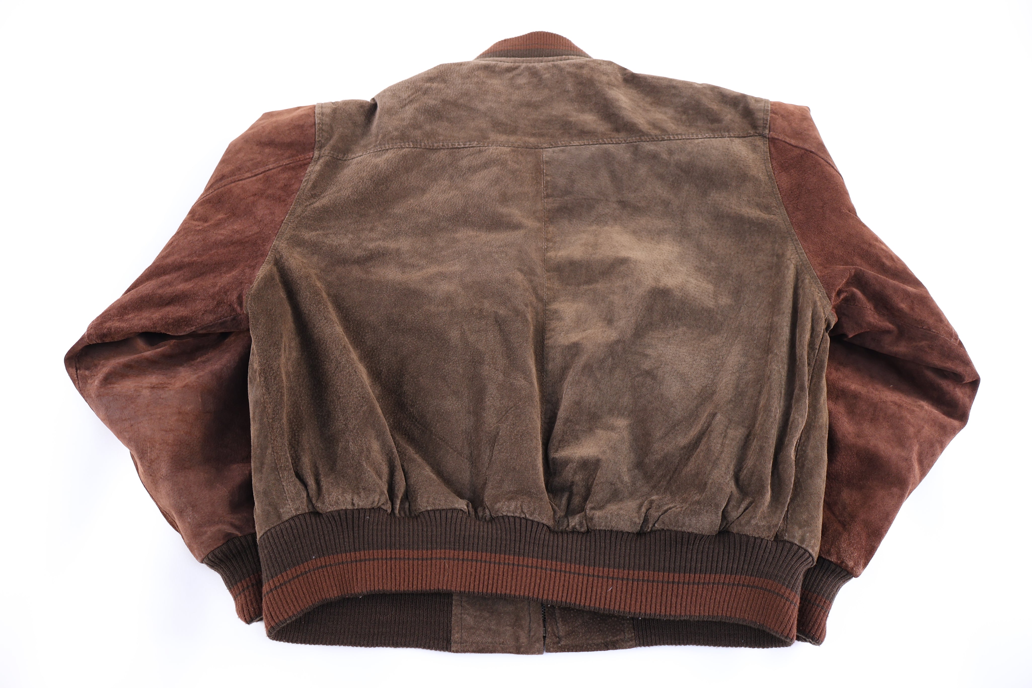 Vintage Field Stream Brown Leather Suede Jacket