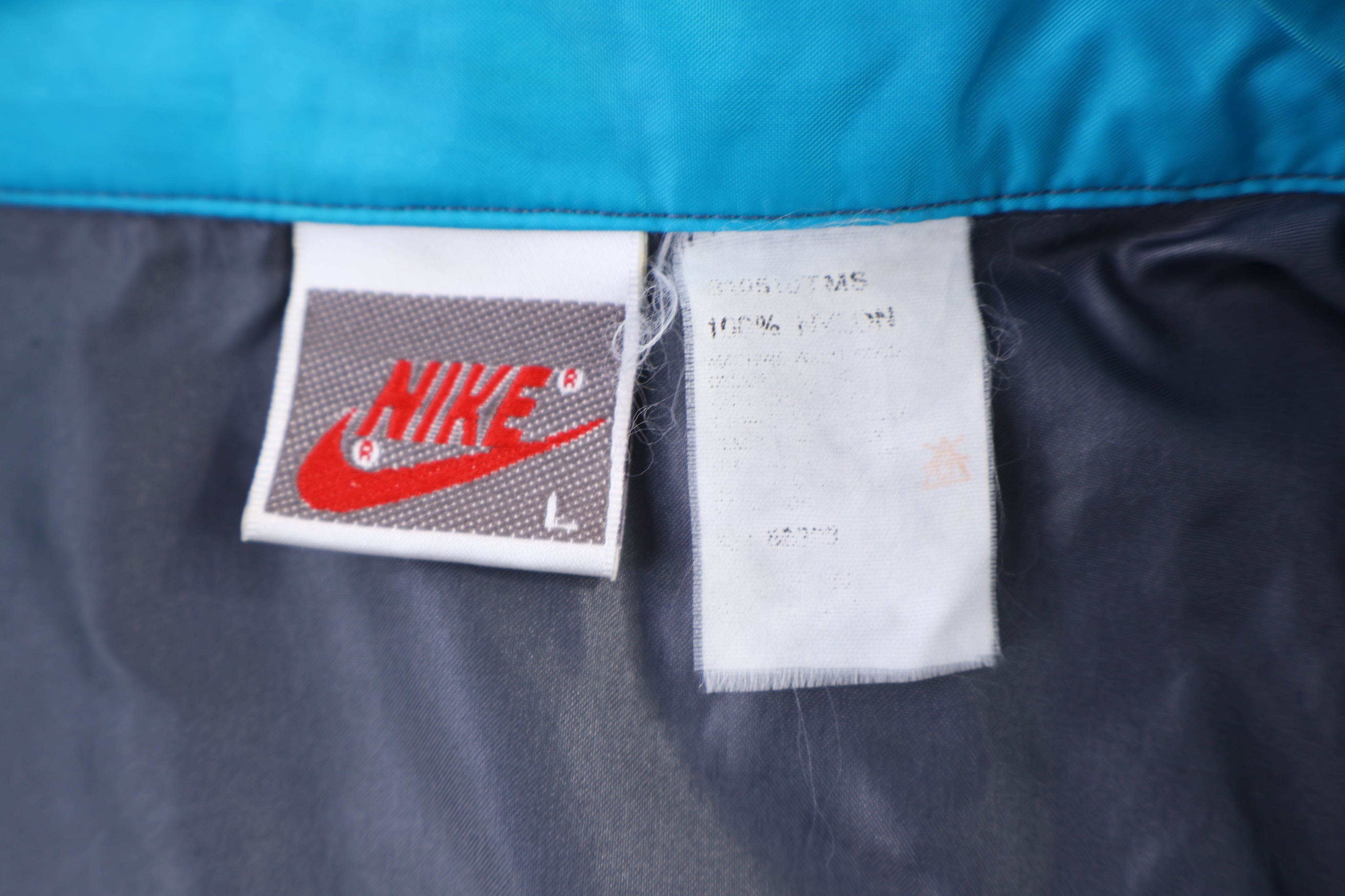 90's Nike Embroidered Logo Grey Full Zip Jacket