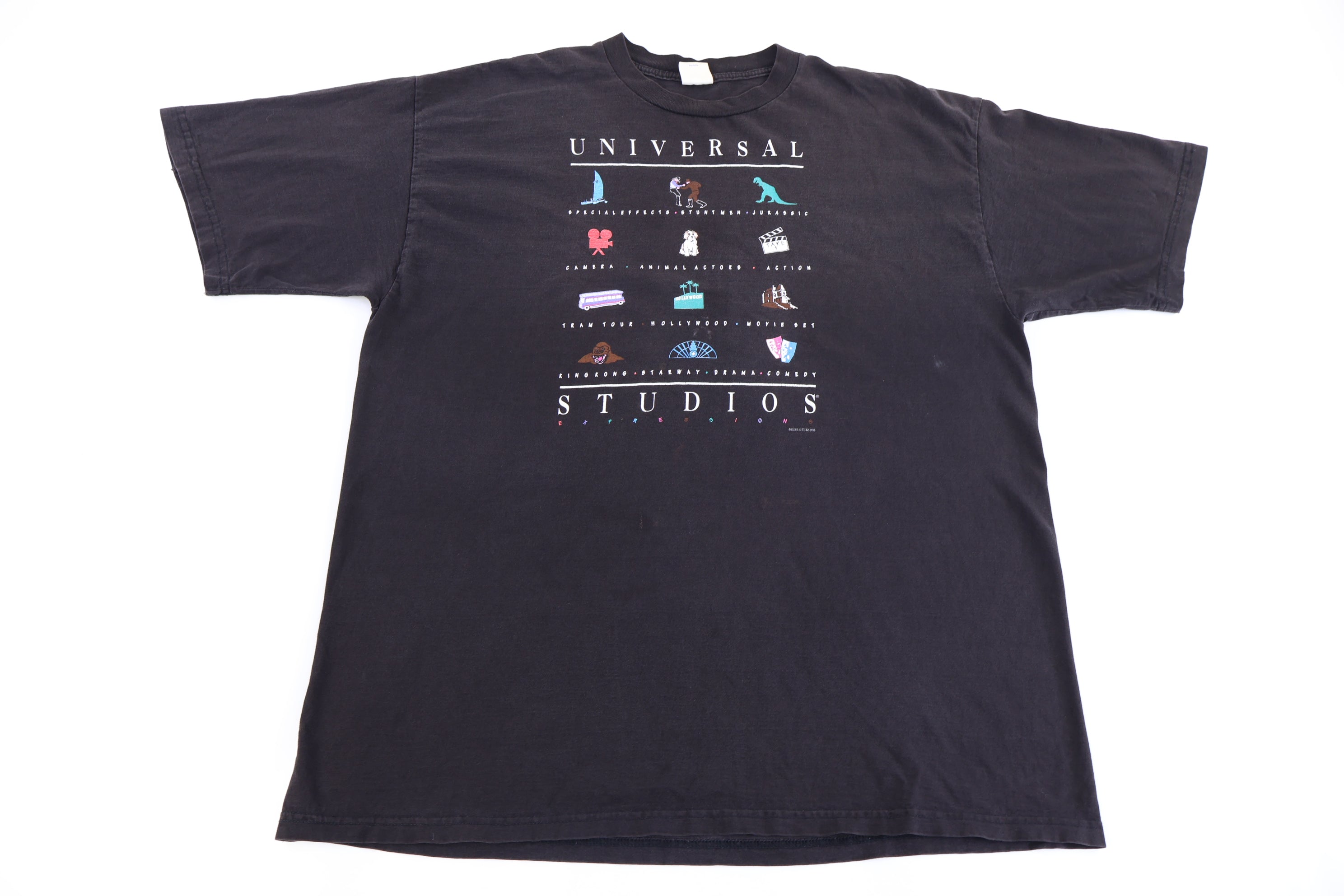 90's Universal Studios Map Graphic T-shirt