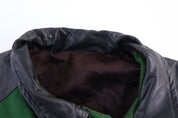 Vintage 7UP Shoot Out Basketball Leather Jacket