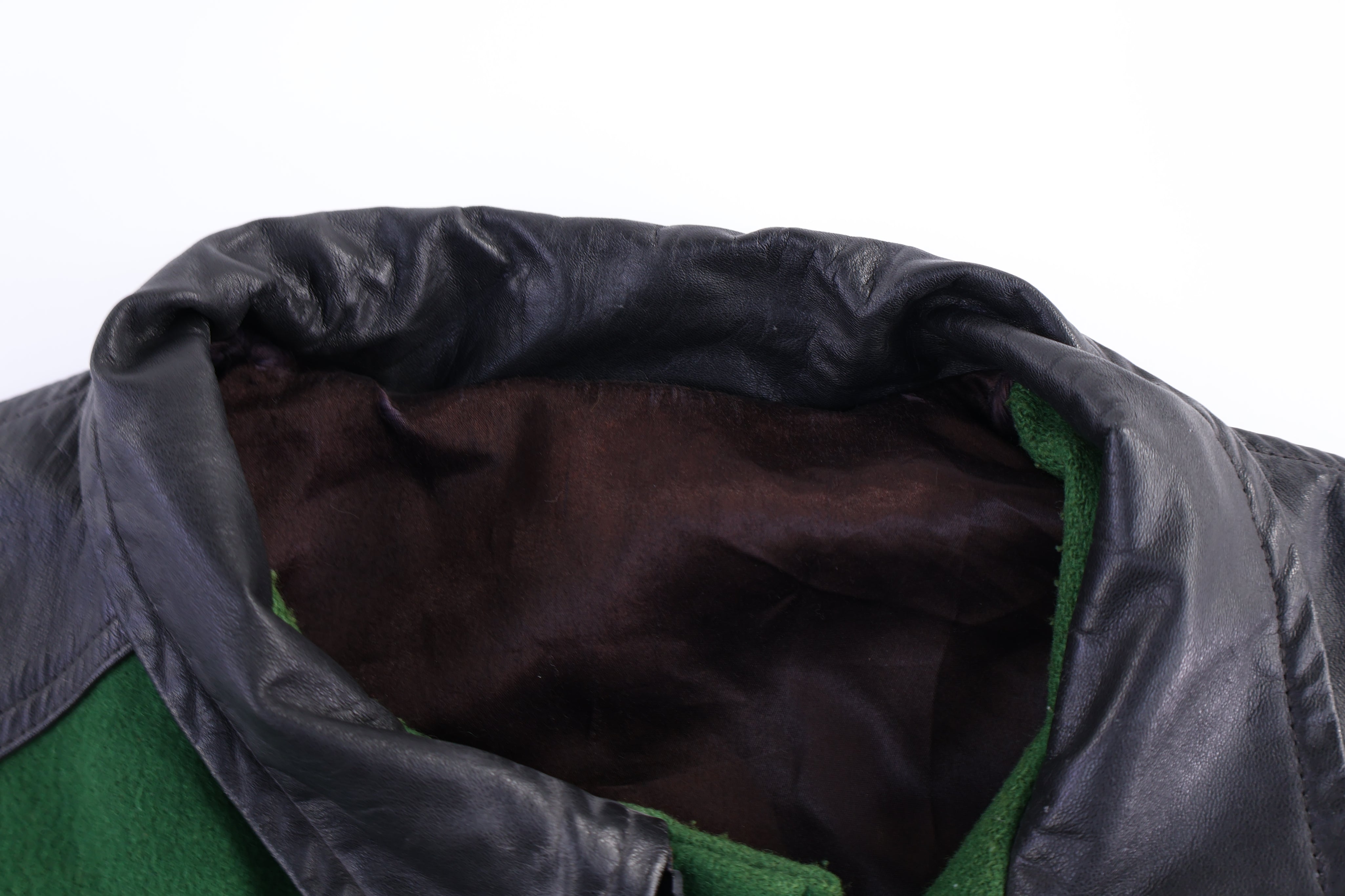 Vintage 7UP Shoot Out Basketball Leather Jacket