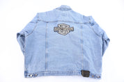 Harley Davidson Motorcycles Light Wash Denim Jacket