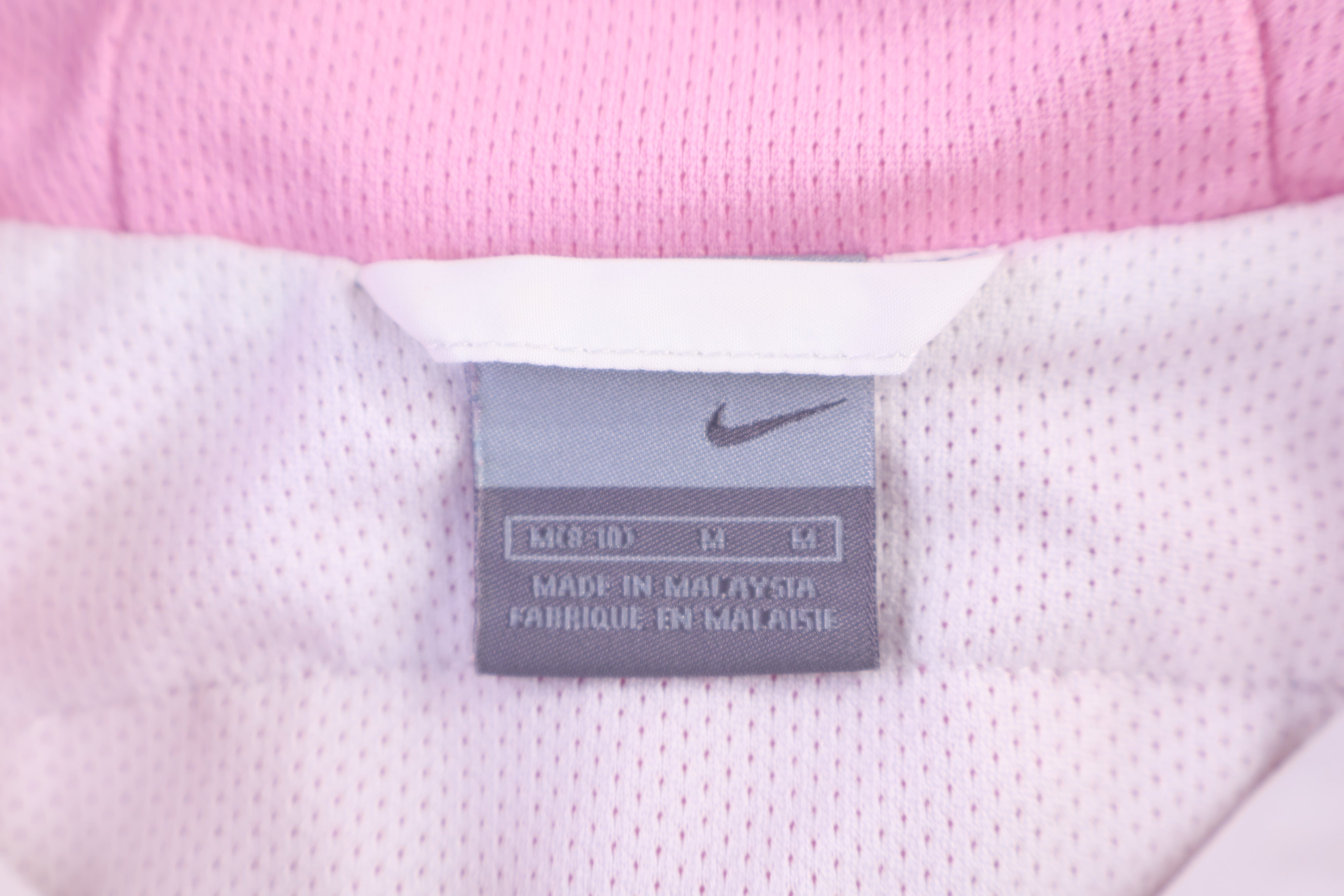 Vintage Nike Pink White Full Zip Windbreaker