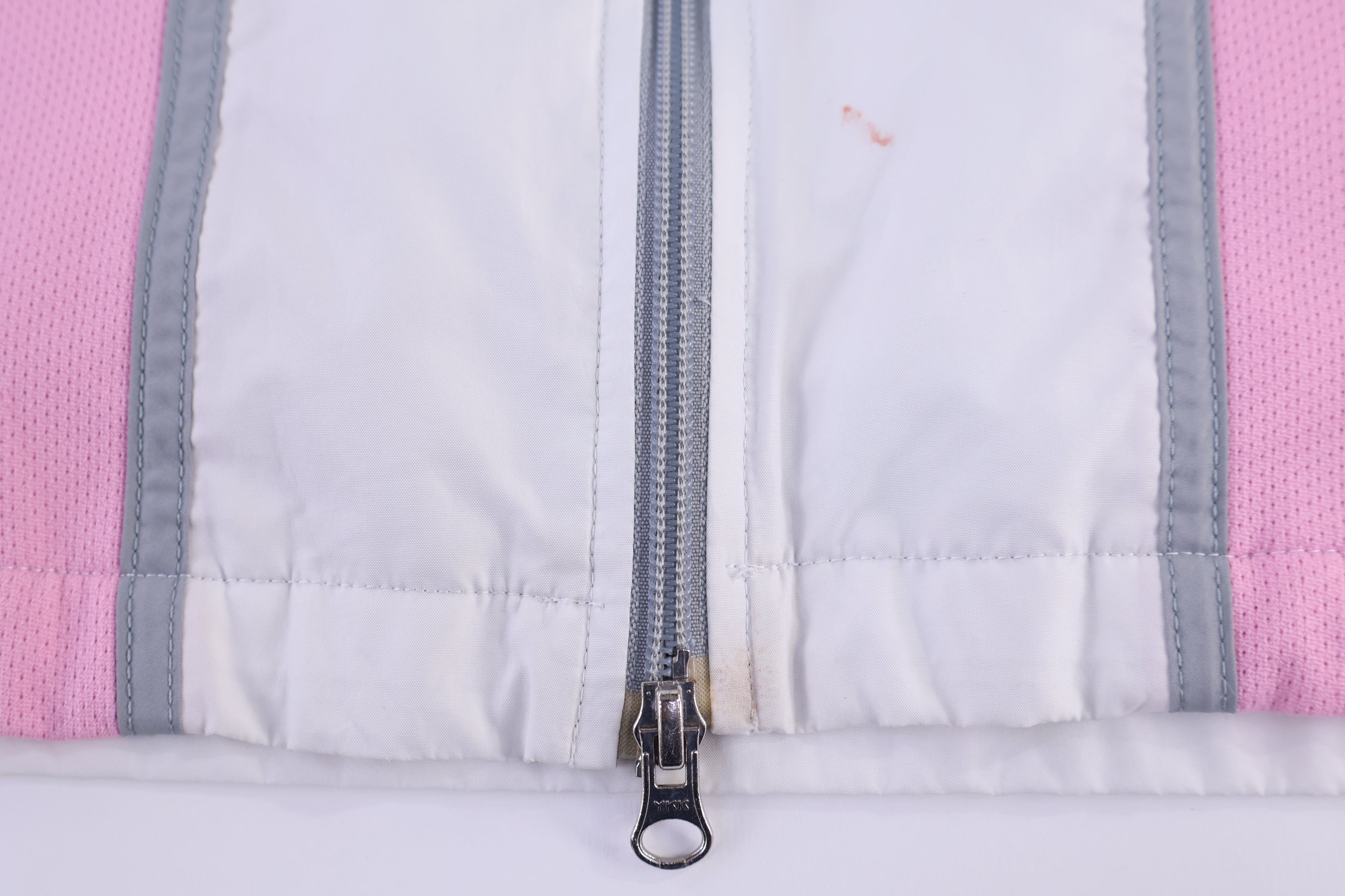 Vintage Nike Pink White Full Zip Windbreaker
