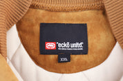 Ecko Unltd Tan Quilted Full Zip Jacket
