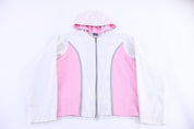 Vintage Nike Pink White Full Zip Windbreaker
